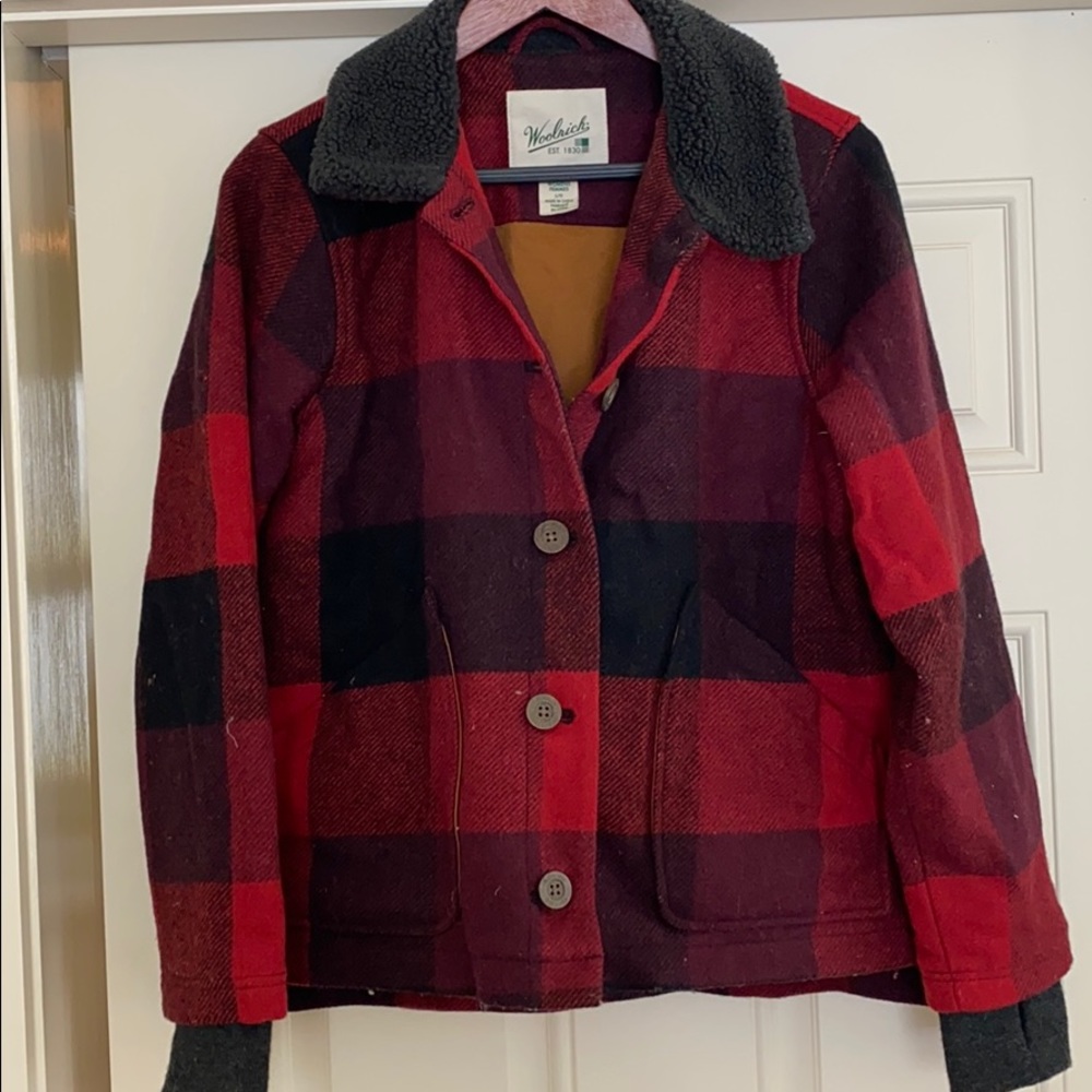 Woolrich plaid jacket size large